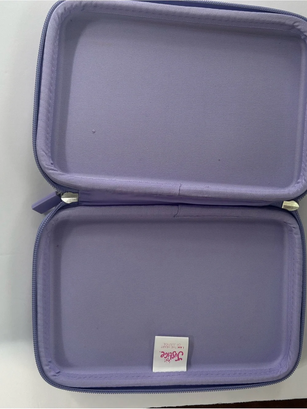 Justice Purple Sprinkle Rainbow Party Pouch